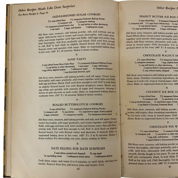 All About Home Baking Cookbook 1935 Third Edition General Foods Corporation - Picture 8 of 13